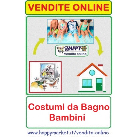 Attività vendita online Costumi Bagno Bambini